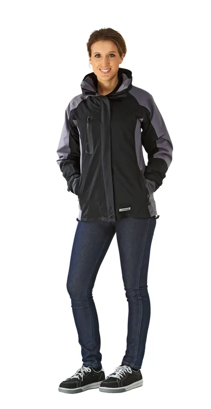 PLANAM Shape Damen Jacke schwarz/grau Größe: 3XL Knallerangebot