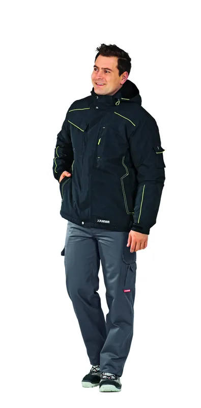 PLANAM Neon Jacke grau/grün Größe: 3XL Solange Der Vorrat Reicht