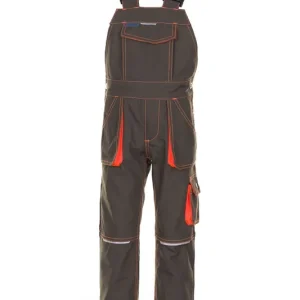 Zertifiziert PLANAM Basalt Neon Junior Latzhose oliv/orange Größe: 170/176