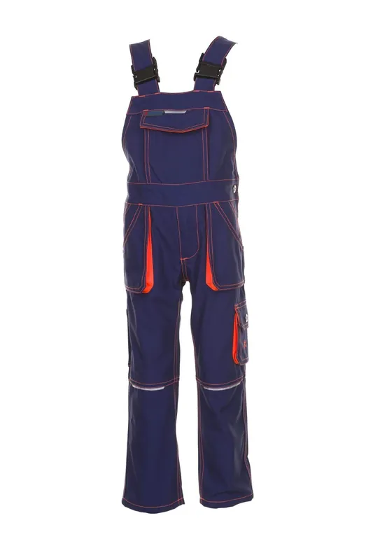PLANAM Basalt Neon Junior Latzhose marine/orange Größe: 170/176 Neue Kollektion