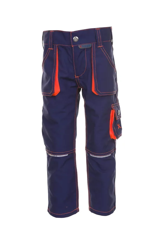 PLANAM Basalt Neon Junior Bundhose marine/orange Größe: 170/176 Garantierte Lieferung