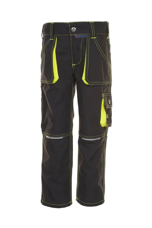Bestpreis PLANAM Basalt Neon Junior Bundhose anthrazit/gelb Größe: 170/176