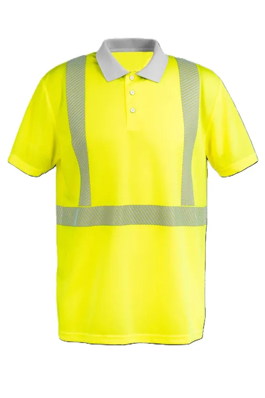 PLANAM Norit Warnschutz Poloshirt 1/4 gelb/zink Gr. 4XL Größe: 4XL Angebot