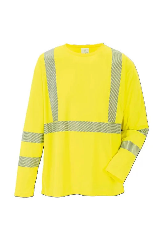 Sonderaktion PLANAM Norit Warnschutz Langarmshirt 1/1 gelb Gr. 4XL Größe: 4XL