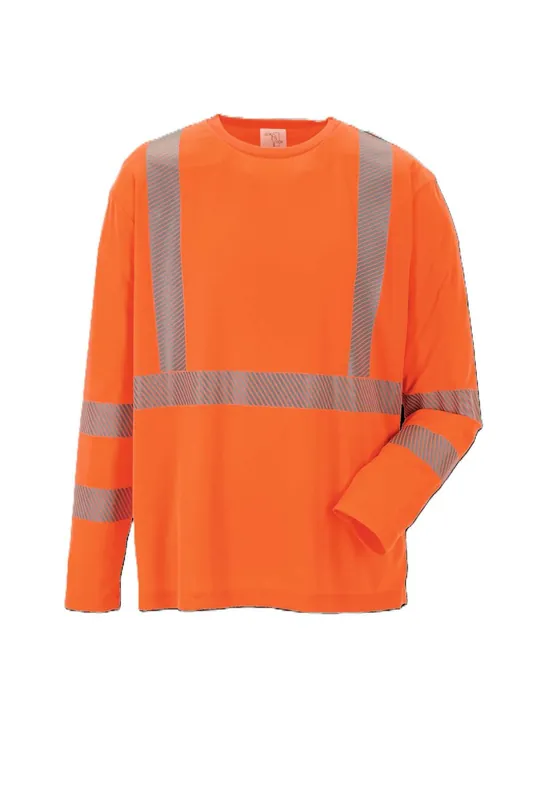 Solange Der Vorrat Reicht PLANAM Norit Warnschutz Langarmshirt 1/1 orange Gr. 4XL Größe: 4XL