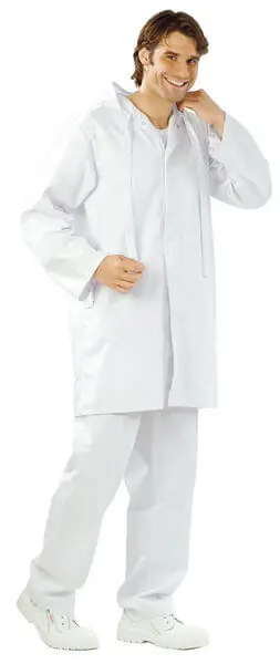 PLANAM Food Fleischträgermantel weiß Größe: 4XL Heißes Angebot