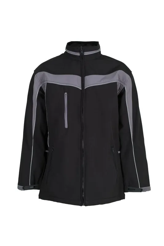 Garantierte Lieferung PLANAM Softshell Jacke schwarz/zink Größe: 4XL