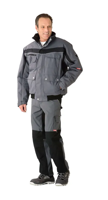 Letzte Chance PLANAM Winterblouson Plaline schiefer/schwarz Größe: 4XL
