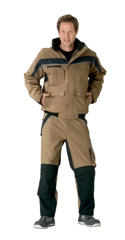 PLANAM Winterblouson Plaline sand/schwarz Größe: 4XL Top-Seller