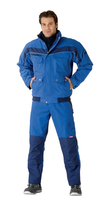 PLANAM Winterblouson Plaline kornblau/marine Größe: 4XL Top-Seller
