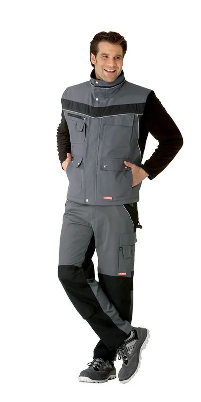 Begrenztes Angebot PLANAM Winterweste Plaline schiefer/schwarz Größe: 4XL