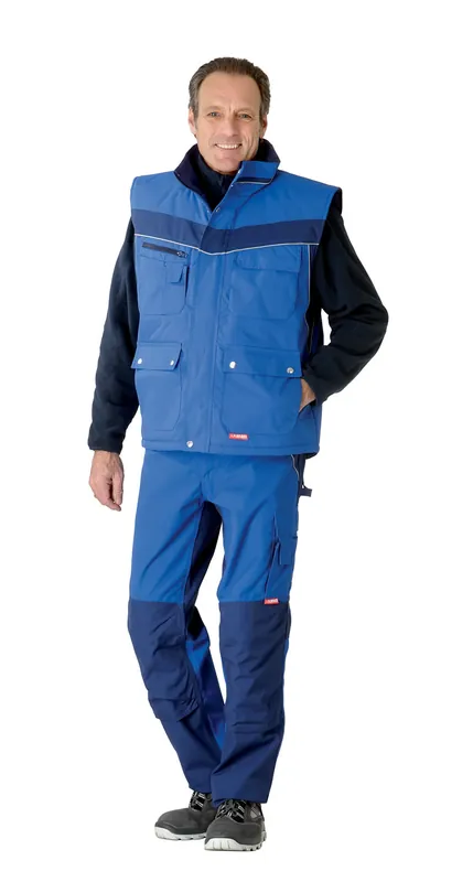PLANAM Winterweste Plaline kornblau/marine Größe: 4XL Günstig