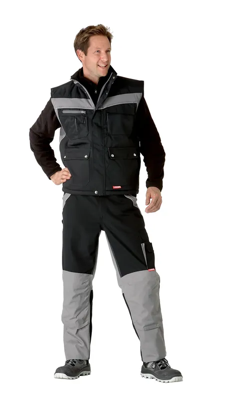 PLANAM Winterweste Plaline schwarz/zink Größe: 4XL Sale