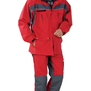 Solange Der Vorrat Reicht PLANAM Allwetterjacke Plaline rot/schiefer Größe: 4XL