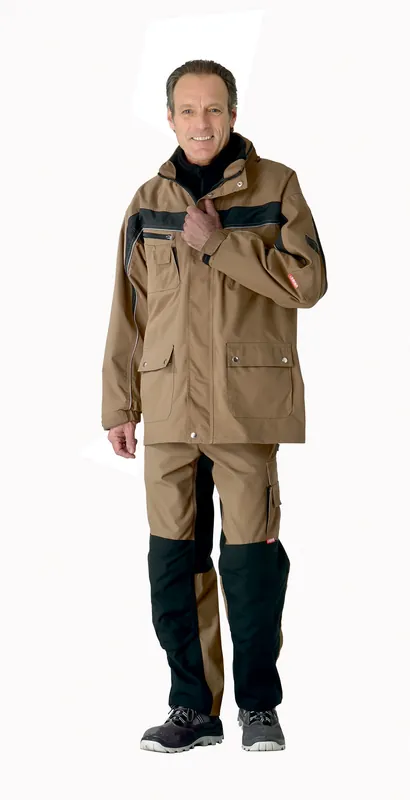 PLANAM Allwetterjacke Plaline sand/schwarz Größe: 4XL Saisonangebot