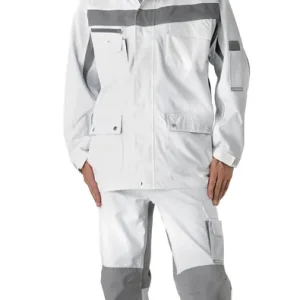 Billig PLANAM Allwetterjacke Plaline weiß/zink Größe: 4XL