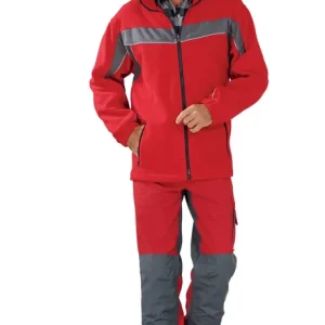 Angebot PLANAM Fleecejacke Plaline rot/schiefer  Größe: 4XL