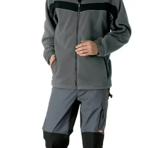 Top-Angebot PLANAM Fleecejacke Plaline schiefer/schwarz Größe: 4XL