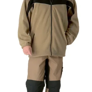 Direkt Vom Hersteller PLANAM Fleecejacke Plaline sand/schwarz Größe: 4XL