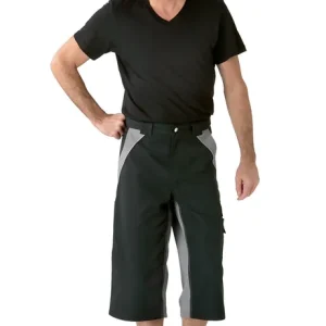 Super-Preis PLANAM Bundhose 3/4 Plaline schwarz/zink Größe: 4XL