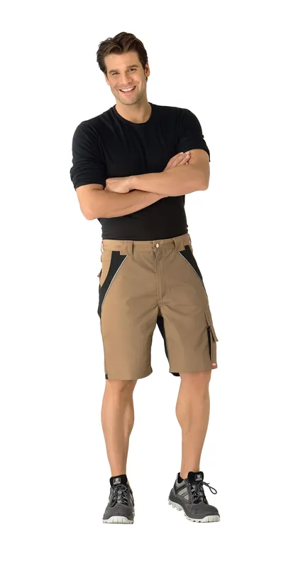 PLANAM Arbeitsshorts Plaline sand/schwarz Größe: 4XL Rabatt
