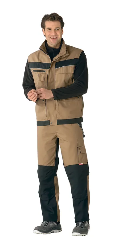 PLANAM Arbeitsweste Plaline sand/schwarz Größe: 4XL Mega-Angebot