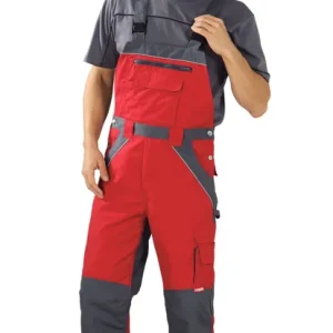 Aktuell PLANAM Latzhose Plaline rot/schiefer Größe: 110