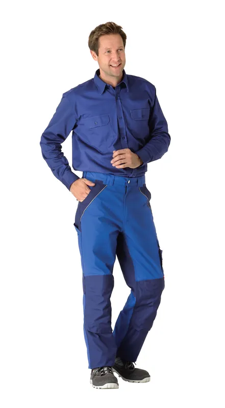 Neue Ware PLANAM Bundhose Plaline kornblau/marine Größe: 110