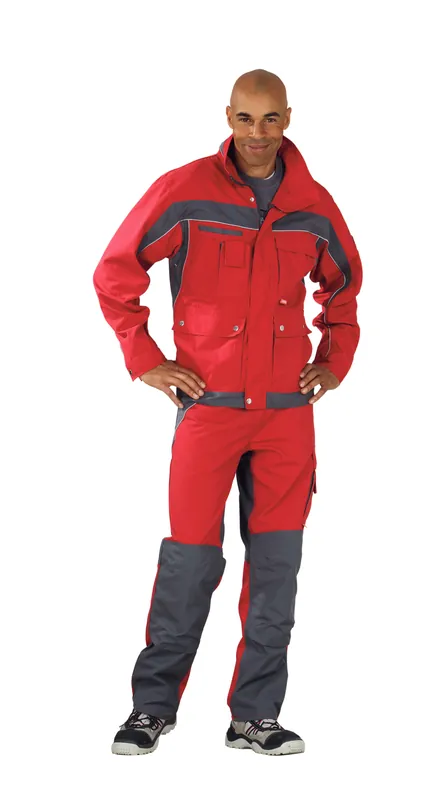 PLANAM Bundjacke Plaline rot/schiefer Größe: 110 Begrenztes Angebot