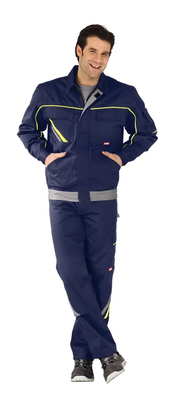 PLANAM Bundjacke VISLINE2 marine/gelb/zink Größe: 118 Preiswert