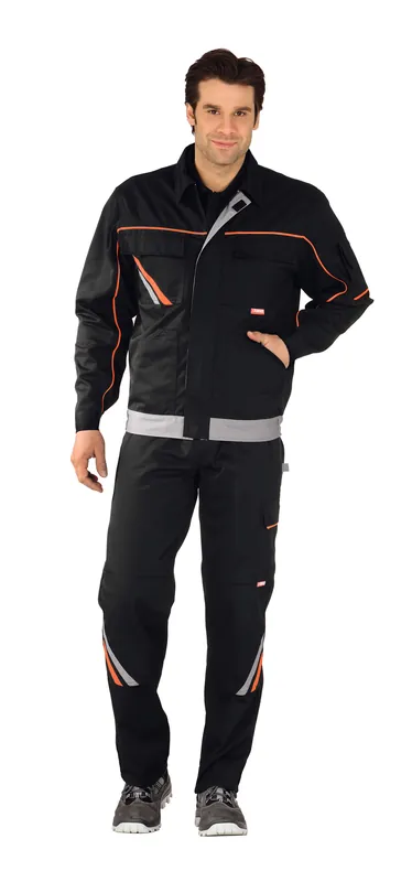 PLANAM Bundjacke VISLINE2 schwarz/orange/zink Größe: 118 Solange Der Vorrat Reicht
