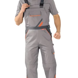Sonderangebot PLANAM Latzhose VISLINE zink/orange/schiefer Größe: 118
