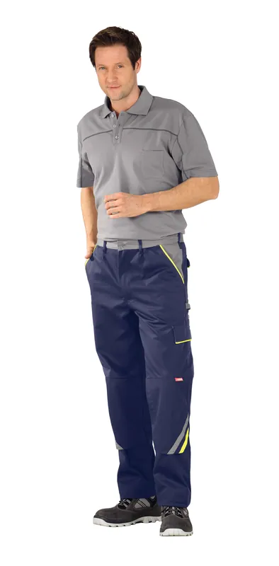 PLANAM Bundhose VISLINE marine/gelb/zink Größe: 118 Jetzt Kaufen