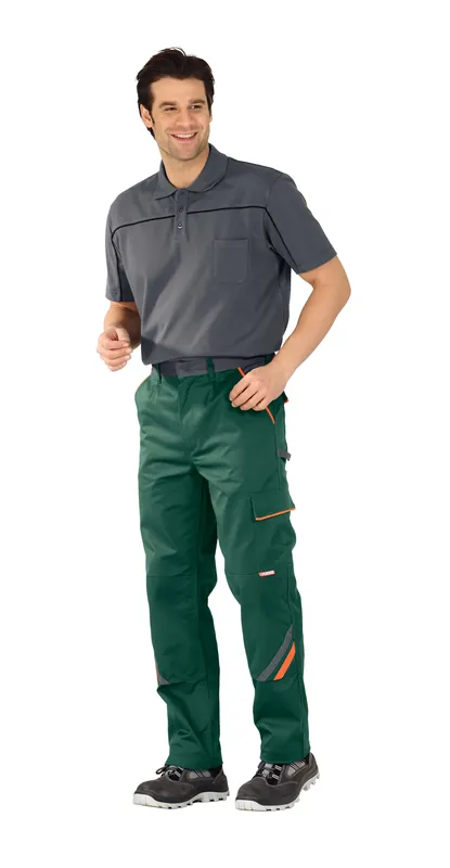 PLANAM Bundhose VISLINE grün/orange/schiefer Größe: 118 Top-Angebot