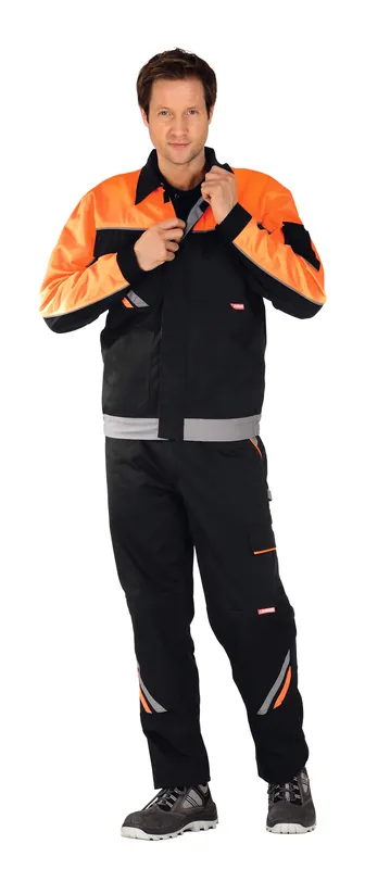 PLANAM Bundjacke VISLINE1 schwarz/orange/zink Größe: 118 Sonderangebot