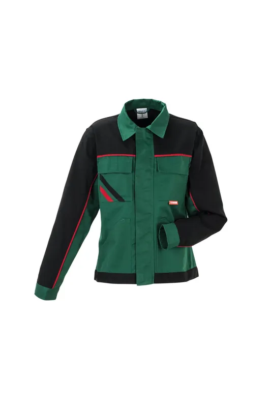PLANAM Damen Bundjacke HIGHLINE grün/schwarz/rot Größe: 54 Garantierte Lieferung