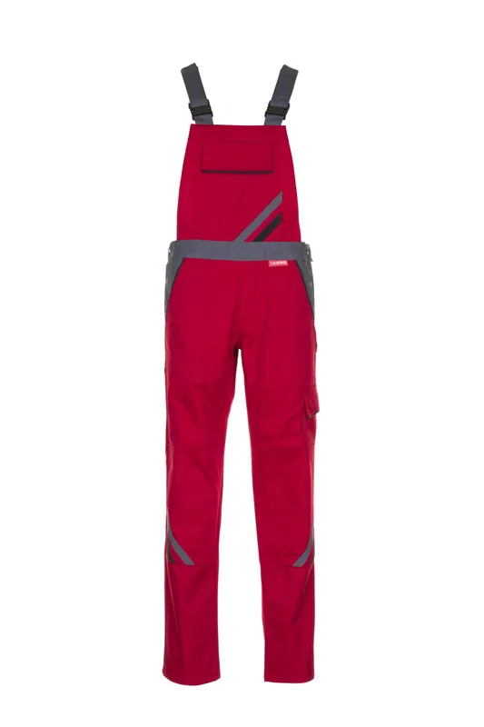 PLANAM Damen Latzhose HIGHLINE rot/schiefer/schwarz Größe: 54 Solange Der Vorrat Reicht