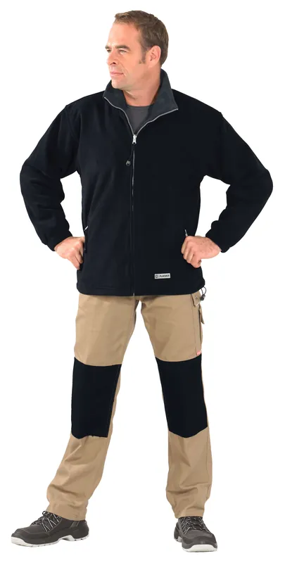 Meistverkauft PLANAM Fleece Jacke Stream schwarz/anthrazit Größe: 3XL