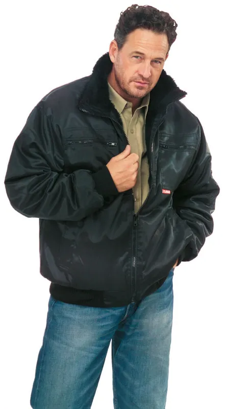 PLANAM Gletscher Piloten Jacke schwarz Größe: X4XL Neue Kollektion