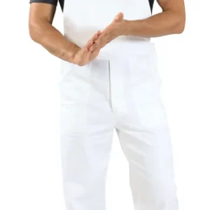 Ausverkauf PLANAM Latzhose BW 270 reinweiß  Größe: 110