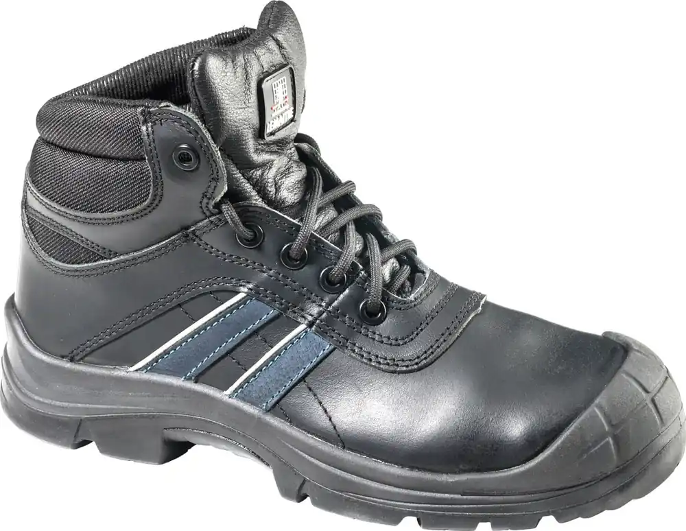 Schneller Versand Lemaitre Schnürstiefel knöchelhoch Andy Bau XXL schwarz S3 Größe: 49