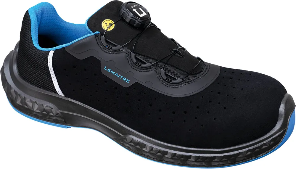 Günstig Lemaitre Halbschuhe Nils S1P ESD schwarz / blau Größe: 50