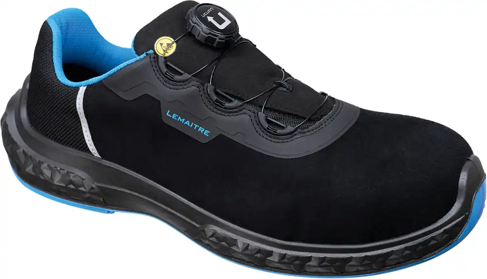 Top-Seller Lemaitre Halbschuhe Milo S3 ESD schwarz / blau Größe: 50