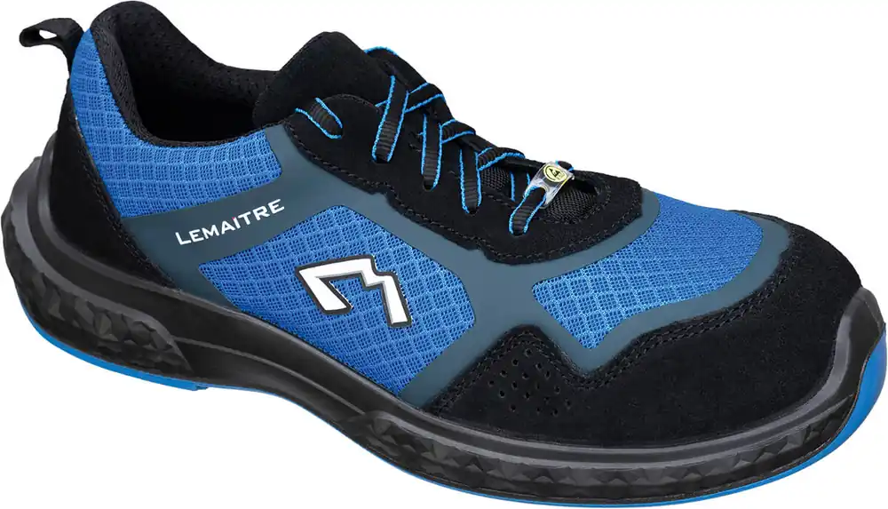 Lemaitre Halbschuhe Mads S1P ESD schwarz / blau Gr. 50 Größe: 50 Markenprodukt