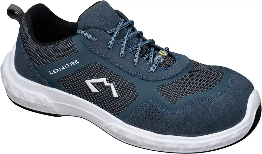 Bestseller Lemaitre Halbschuhe Wiki low S3 ESD grau / blau Größe: 50