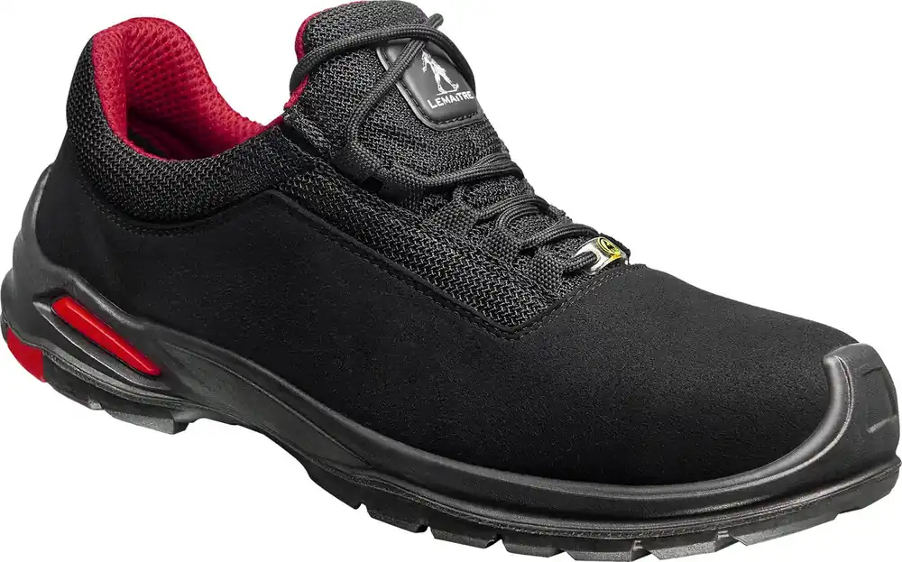 Bestseller Lemaitre Halbschuhe genesis Riley low S3 ESD BL L rot / schwarz Gr. 49 Größe: 49