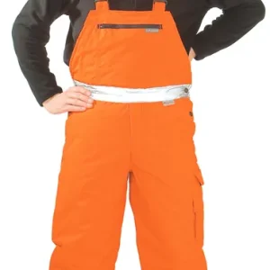 Begrenztes Angebot PLANAM Warnschutz Winter-Latzhose orange/marine  Größe: 4XL