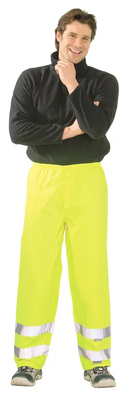Aktuell PLANAM Warnschutz Regenhose uni gelb Größe: 4XL