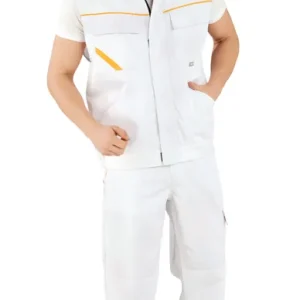 Sonderangebot PLANAM Arbeitsweste HIGHLINE weiß/weiß/gelb Größe: 4XL