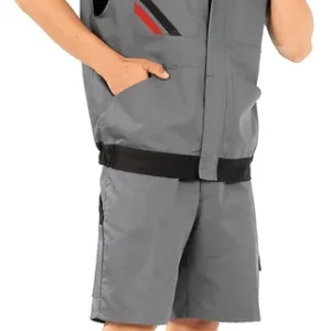Sonderangebot PLANAM Arbeitsweste HIGHLINE schiefer/schwarz/rot Größe: 4XL